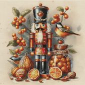 Kit broderie point de croix - Nova Sloboda - Casse-noisettes