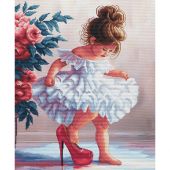 Kit broderie point de croix - Nova Sloboda - Petite fashionista