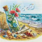 Kit broderie point de croix - Nova Sloboda - Trésors de la mer