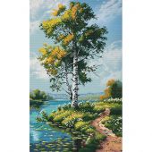 Kit broderie point de croix - Nova Sloboda - Rivière calme
