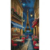 Kit broderie point de croix - Nova Sloboda - Paris, une nuit d'été