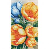 Kit broderie point de croix - Nova Sloboda - Le charme des fleurs