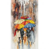 Kit broderie point de croix - Nova Sloboda - Parapluies de Cherbourg