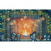 Kit broderie point de croix avec perles - Nova Sloboda - Noël ensemble