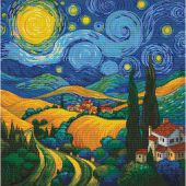 Kit broderie point de croix - Nova Sloboda - Le charme de la nuit
