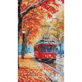 Kit broderie point de croix - Nova Sloboda - Tram d'Automne