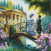 Kit broderie point de croix - Nova Sloboda - Rencontre sur le pont