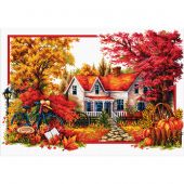 Kit broderie point de croix - Needleart World - L'automne arrive