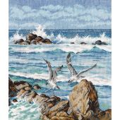 Kit broderie point de croix - Oven - Le bruit des vagues