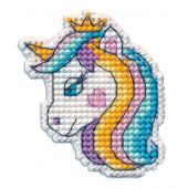 Kit d'ornement à broder - Oven - Badge licorne 2