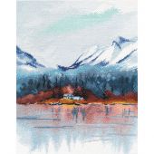 Kit broderie point de croix - Oven - Le bonheur est à portée de main