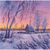 Kit broderie point de croix - Oven - Matin d'hiver