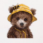 Kit broderie point de croix - Panna - L'ours l'apiculteur