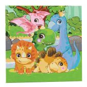 Kit de peinture par numéro - Craft Buddy - Famille de dinosaures