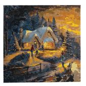 Kit de peinture par numéro - Craft Buddy - Chalet de Noël