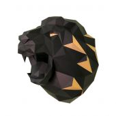 Puzzle 3D - Wizardi - Tête de lion noire et or
