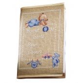 Kit de protège carnet à broder - Princesse - Ourson