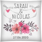 Kit de coussin à broder - Princesse - Coussin de mariage - Poudré