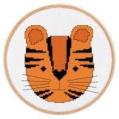 Kit broderie point de croix - Princesse - Petit tigre