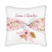 Kit de coussin à broder - Princesse - Coussin de mariage - Fleurs d'été