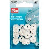 Boutons 2 trous - Prym - 20 boutons - 11 mm