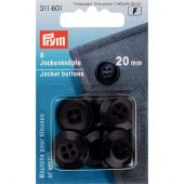 Boutons 4 trous - Prym - 8 boutons pour vestes 20 mm