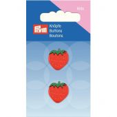 Boutons à queue - Prym - Lot de 2 boutons fraise - 16 mm