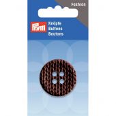 Boutons 4 trous - Prym - Bouton motif tricot - 32 mm