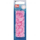 Boutons pression - Prym - 30 boutons à riveter rose pâle - 12.4 mm