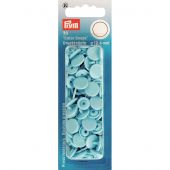 Boutons pression - Prym - 30 boutons à riveter bleu pâle - 12.4 mm