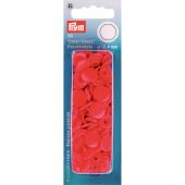 Boutons pression - Prym - 30 boutons à riveter rouge - 12.4 mm