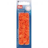 Boutons pression - Prym - 30 boutons à riveter orange - 12.4 mm