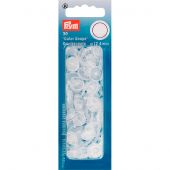 Boutons pression - Prym - 30 boutons transparents mats - 12.4 mm