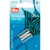 Accessoire lingerie - Prym - Clip pour bikini argent - 20 mm