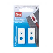 Embouts - Prym - Arrêts cordons coloris blanc - 15 x 33 mm