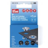 Oeillets et rivets - Prym - 80 oeillets avec rondelles  - 5 mm