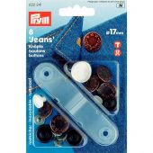Boutons de jeans - Prym - 8 boutons cuivre - 17 mm