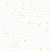 Toile à broder - Zweigart - Aïda (1349) Blanc Splash jaune 7 en coupon ou au mètre