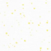 Toile à broder - Zweigart - Aïda (1349) Blanc Splash jaune 7 en coupon ou au mètre
