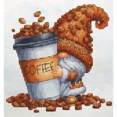 Fiche Point de Croix - Les petites croix de Lucie - Gnome amoureux de café