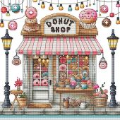 Fiche Point de Croix - Les petites croix de Lucie - Boutique de donuts