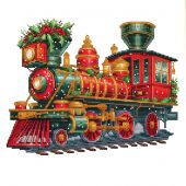 Fiche Point de Croix - Les petites croix de Lucie - Locomotive de Noël