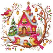 Fiche Point de Croix - Les petites croix de Lucie - Chanson de Noël des oiseaux