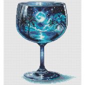 Fiche Point de Croix - Les petites croix de Lucie - Cocktail de nuit