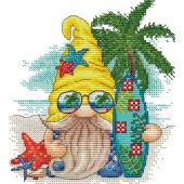 Fiche Point de Croix - Les petites croix de Lucie - Gnome surfeur