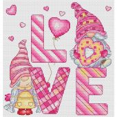 Fiche Point de Croix - Les petites croix de Lucie - Gnomes love