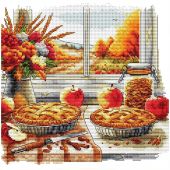 Fiche Point de Croix - Les petites croix de Lucie - Tarte aux pommes
