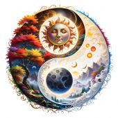 Fiche Point de Croix - Les petites croix de Lucie - Yin and Yang