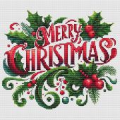 Fiche Point de Croix - Les petites croix de Lucie - Merry Christmas