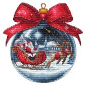 Fiche Point de Croix - Les petites croix de Lucie - Boule de Noël 2025